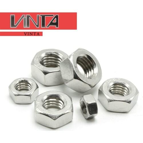 M1/1.2/1.4/1.6/2/3/4/5/6 Hex Socket Flat Head Machine Screw Metric Thread Countersunk Hexagon Bolt Nut 304 Stainless Steel