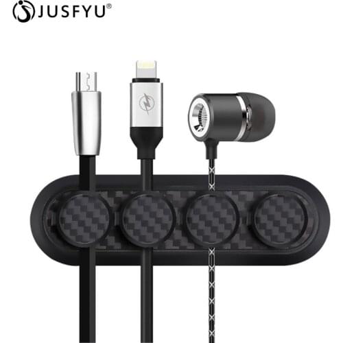 Magnetic Cable Organizer Plastic USB Cable Winder Fiber Data Cable Winder Magnetic Protector For Mouse Mobile Phone Accessories