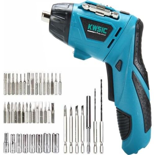 Q82 Multifunctional Blue Hand Drill 4.8V Electric Screwdriver Charging Hand Drill Electric Screw Batch Set