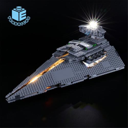 MTELE Led Light Kit For Star war Imperial Star Destroyer Compatible With 75055 (NOT Include The Model)