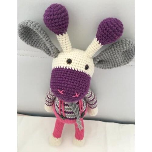 Amigurumi Organic Mesh Toy Giraffe