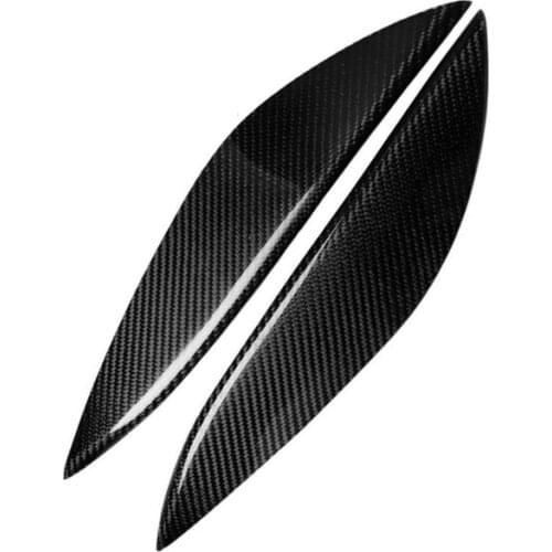 Fit For Honda For Civic 2001-2003 carbon fiber headlight eyebrows and eyelashes modified car accessories