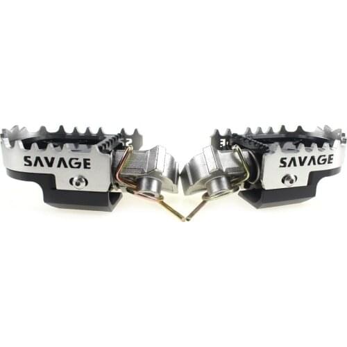 For BMW R1200GS/F800GS/F700GS/F650GS/YAMAHA/HONDA/KTM Motorcycle Wide Enduro Foot Pegs Rests Tilt Angle Adjustable Footpegs