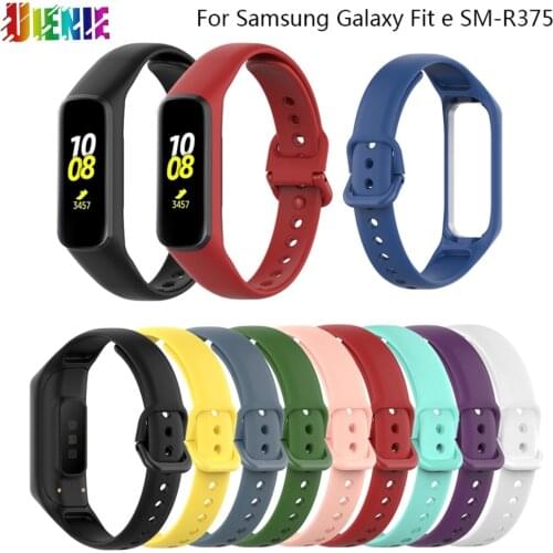 Sports Soft Silicone watchband For Samsung Galaxy Fit e SM-R375 Smart Watch Frontier Strap Wristband Bracelet Replacement Belt