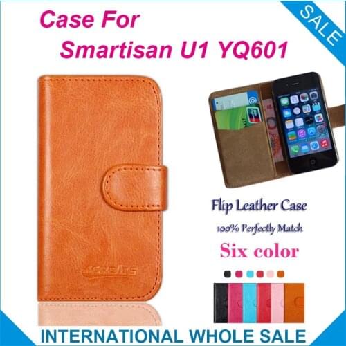 Luxury Leather Wallet Design Factory Price Flip Leather Exclusive Cover For Smartisan U1 YQ601 Case tracking number