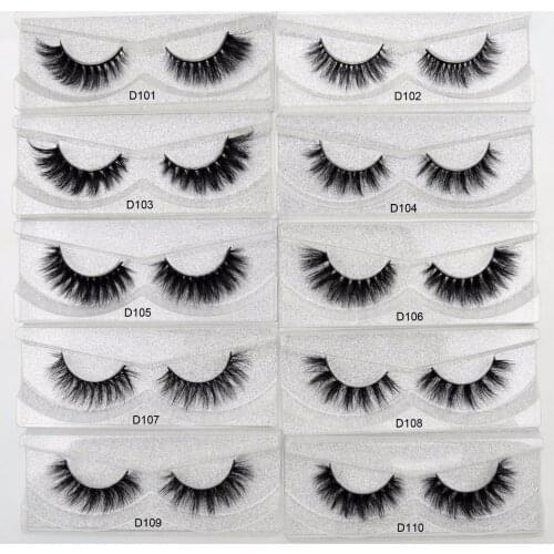 SOQOZ Eyelashes 3D Mink Lashes Handmade False Eyelashes High Volume Mink Eyelashes Makeup Cruelty Free Eye Lashes