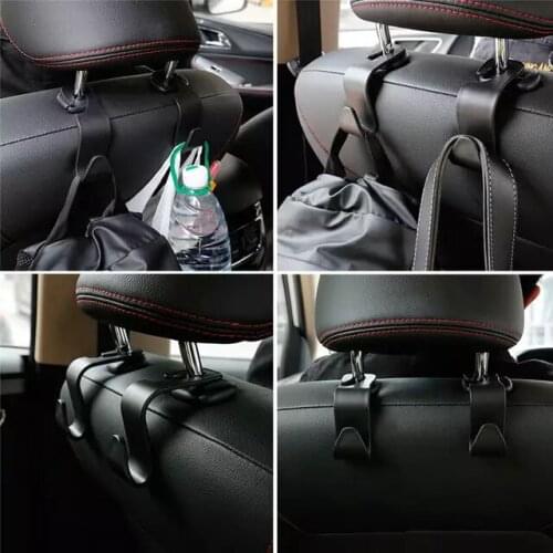 Universal Car Seat Back Hook Car Accessories Interior Portable Storage Hanger for Car Bag Purse Cloth Decoration Dropship