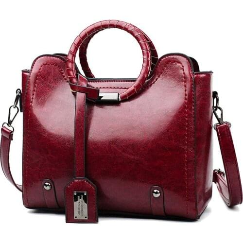 Women Leather Bags Ladies Luxury Shoulder Bags Womens Handbag Female Messenger Bag Fashion Crossbody Bags for Women New C1413