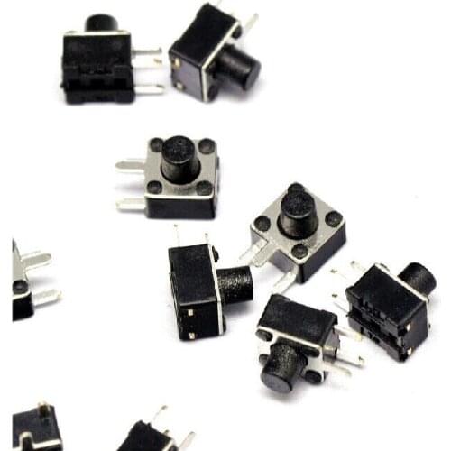1000PCS/LOT 4.5 * 4.5 * 5MM touch switch 3 pin / lateral side of the tripod legs