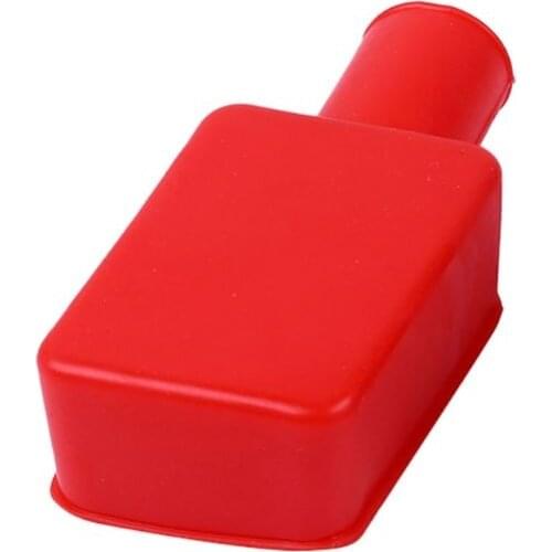 2Pcs Car Battery Negative Positive Terminal Covers Cap Rubber Boat Insulating Protector Accessory