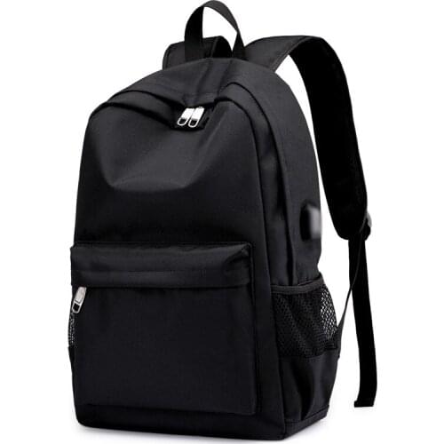 2021 shoulder bag men Oxford cloth leisure large capacity student schoolbag Computer Backpacks unisex USB charging port
