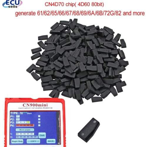 50PCS X CN4D70 carbon chip 80BIT to generate 61/62/65/66/67/68/69/6A/6B/72G/82 and more