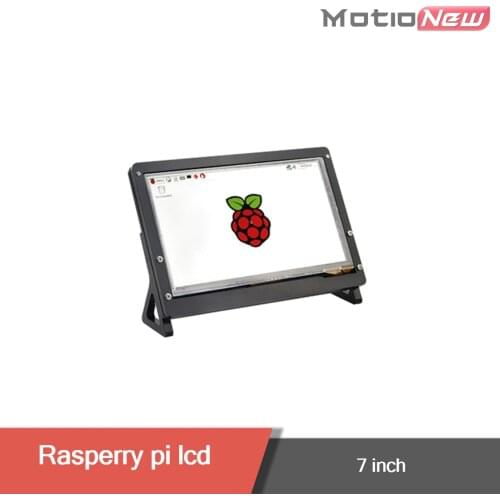 7 Inch 1024x600/ 800x480 LCD Display with Bracket-h Full Viewing Angle Panel at 178 Degrees for Raspberry PI 3B + 4B