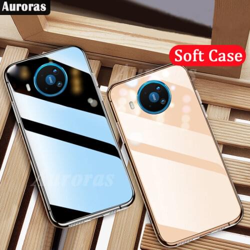 Auroras 2 Pcs For Nokia X10 Case Transparent Clear Water Soft Phone Cover For Nokia X20 Clear Shockproof Cases
