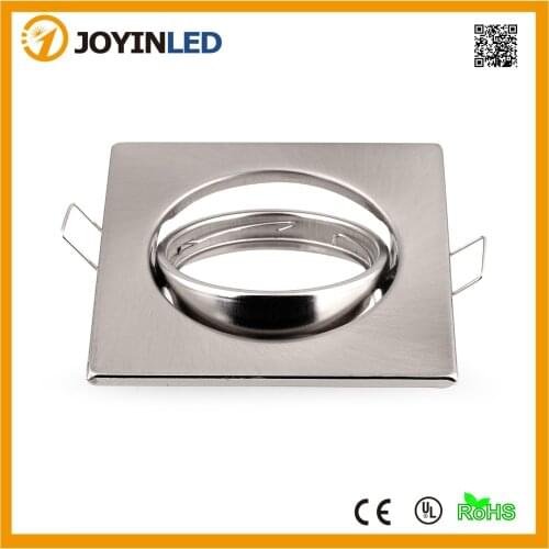 White/ Golden/Nickel MR16 GU10 LED Spotlight bulb lamp fittings Square