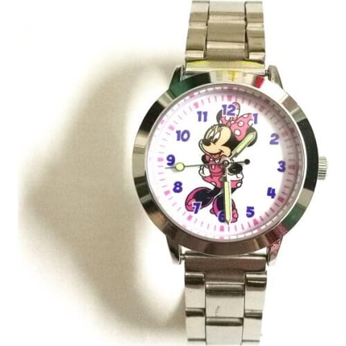 2018 brand mini Cartoon children watches Quartz steel strip ladies watch kids girls gift mujer reloje relogio feminino infantil