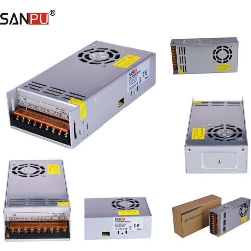 SANPU LED Drivers 12V 220V 110V AC to DC Lighting Transformers 350W 29A Switching Power Supplies Full Container Load Wholesale
