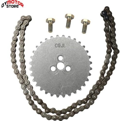 YX140 Timing Chain Timing Gear Sprocket Kit For YinXiang 140cc YX 140 1P56FMJ Horizontal Engine Dirt Pit Bike