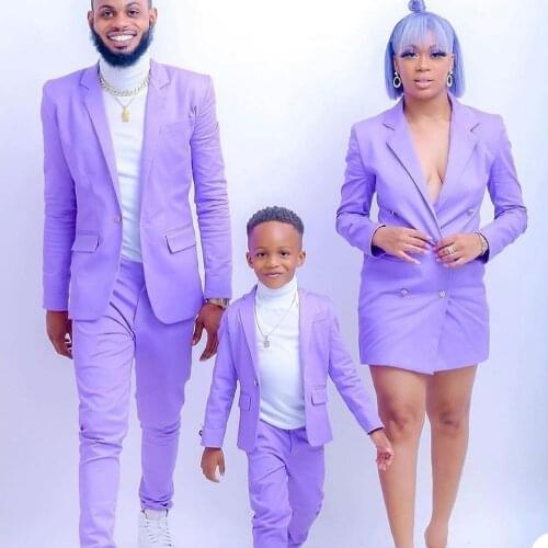 Family Photography Suits Purple Mens One Button Slim Fit Wedding Blazer Tuxedos Formal Prom Party Pants Coat Jacket 2 Pieces