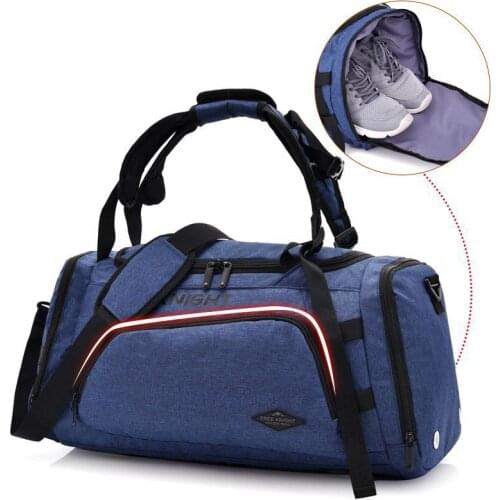 Terylene Men Shoulder Sport Gym Bag Multifunctional Tote Fitness Bags For Shoes Storage Anti-Theft Outdoor Travel Backpack