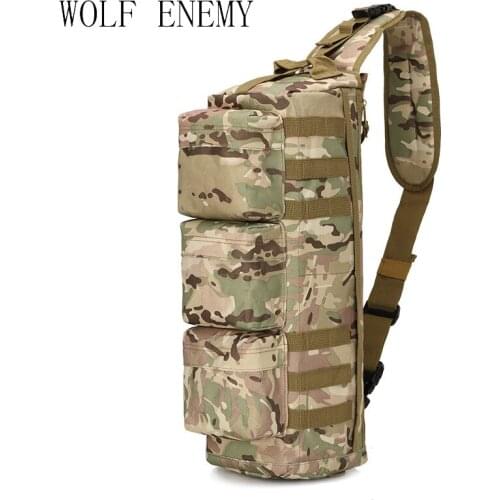 Military Tactical Assault Backpack Army Outdoor Molle Waterproof Rucksack Men Hiking Camping Hunting Knapsack Shoulder Bag