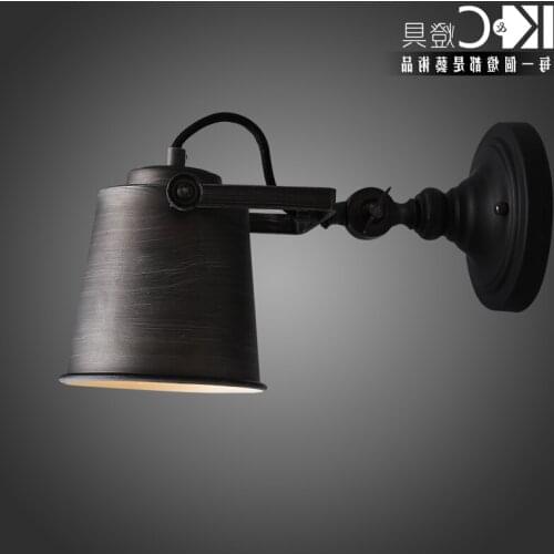 Loft wall lamp aplique luz pared led bedroom corridor aisle home deco espelho