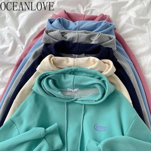 Женские толстовки с капюшоном Oceanlove China At AliExpress