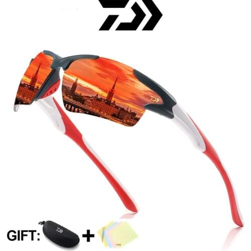 2021 DAIWA New Mens Polarized Driving Fishing Glasses Summer Outdoor Mountaineering Fashionable Colorful Film Sports Sunglasses