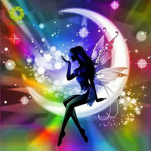 Full Square/Round crystal drill DIY Diamond embroidery moon princess Diamond Painting Cross Stitch Rhinestone Mosaic decoration