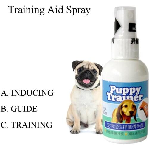 50ML Dog Potty Training Aid Spray Potty Trainer Pet Corrector Guide Pet To Pee At Fixed Spot Urinate Trainer For Dog Cat Puppy