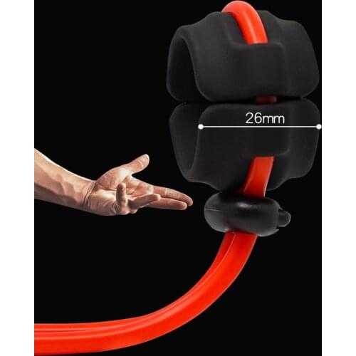 Silicone Penis Rings Adjustable Rope Bdsm Cock Scrotum Stretcher Sex Toys For Men Masturbators Ring Bondage Erection Mens Ring