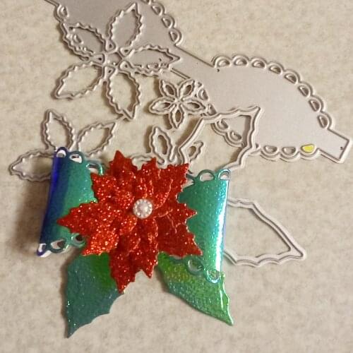 Christmas Beautiful Bowknot Metal cutting Mould DIY scrapbook Photo album Decoration Card production