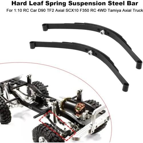 Rock Crawler Hard Leaf Spring Suspension Steel Bar for 1:10 RC Car D90 TF2 Axial SCX10 F350 RC 4WD Tamiya Truck car accessories