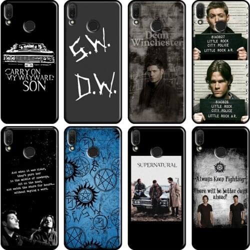 Supernatural SPN Dean And Sam Soft For Huawei Y5P Y6P Y7A 2020 Y3 II Y5 Y6 Y9 Y7 Prime 2018 2017 2019 Nova 3i 5T Case