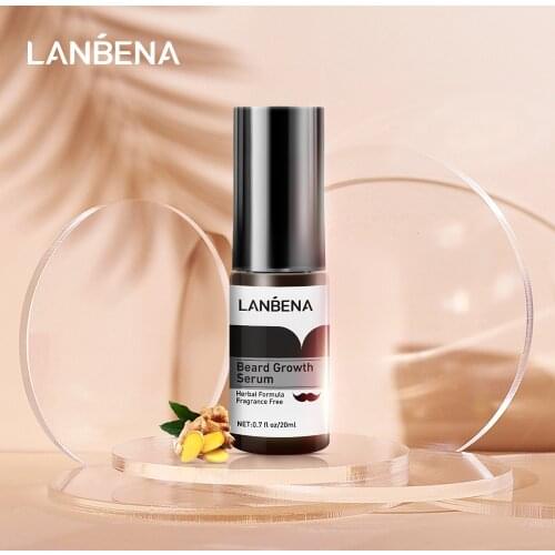 20ml LANBENA Beard Growth Serum Beard care solution beard oil mens grooming kit aftershave aftershave lotion for men
