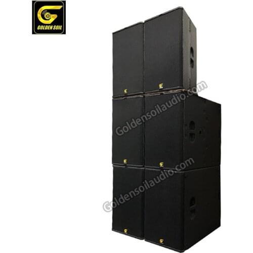 T24N Double 12 Inch Two Way Speaker With Crossover And B30 Double 15 Inch Subwoofer Professional Audio System
