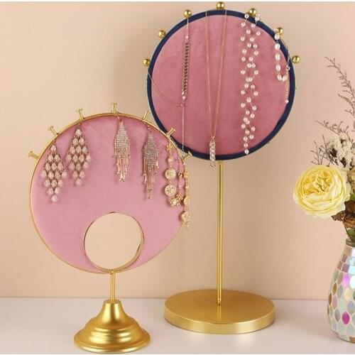 Velvet Double Sides Earrings Pendant Bracelets Display Holder Necklace Display Stand Jewelry Display Rack