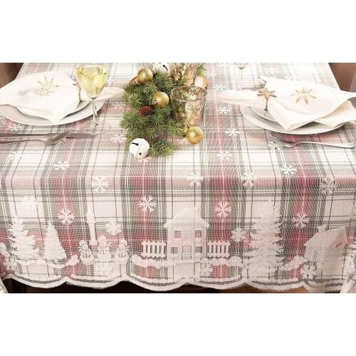 Vintage Round Table Cloth Cover Floral Tablecloth Wedding Party Home Decor