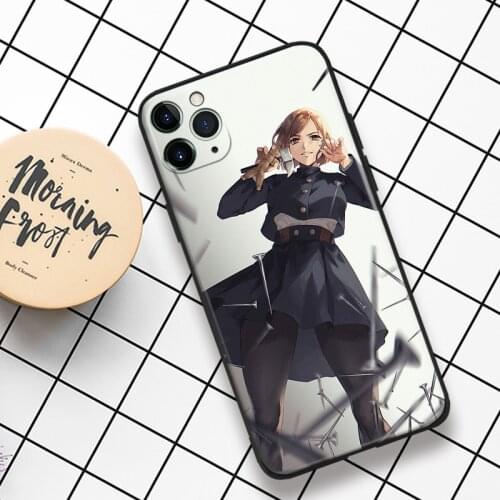 Jujutsu kaisen nobara kugisaki For IPhone Se 6 6s 7 8 Plus X XR XS 11 12 Mini Pro Max Glass TPU Silicone Phone Case Cover Shell