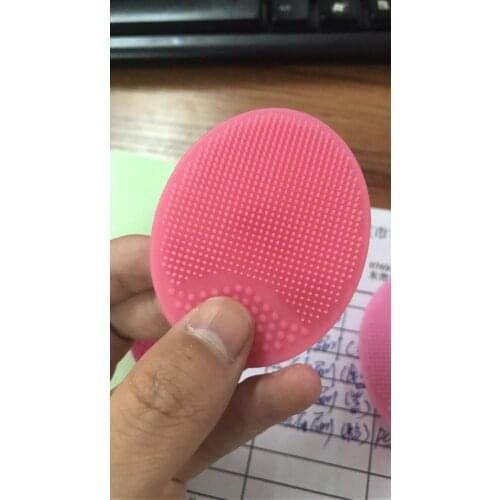 Factory direct sales manual small wash beauty brush silicone wash baby shampoo cleanser makeup brush