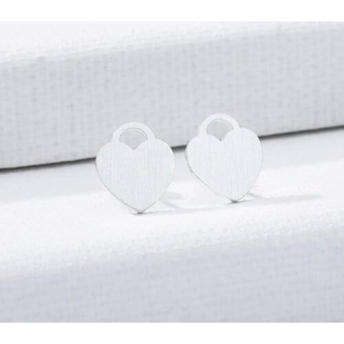 Love Heart Honey Design Earring Studs Elegant Fashion Women Jewelry Girl Gifts Gold TTEH001-S