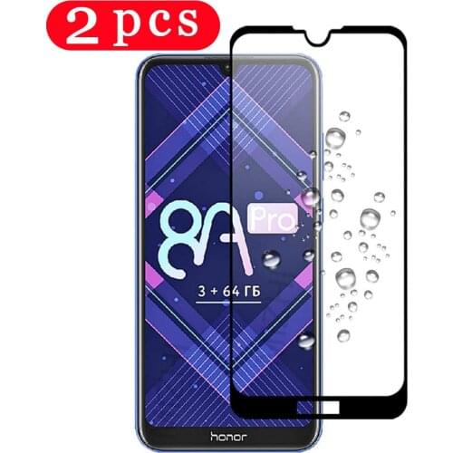 2Pcs for huawei honor 8x max 8s 8c 8 lite 8a pro tempered glass full cover protective film honor 9x pro phone screen protector
