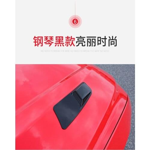 2021 Suitable For Ford 15-17 Mustang Special Cover Muatang Decorative Hood Gt350 Air Outlet Paste