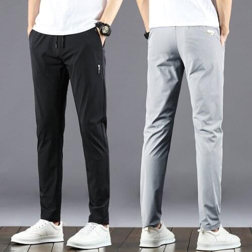 2021 Sport Pant for Men Running Fitness Joggers with letter Printing Quick Dry gym Sweatpants Workout Long Pants Drawstring