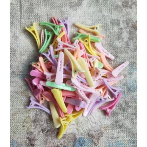 3.5cm Pet accessories dog hairpin DIY plastic Jelly color plastic clip Jelly color jewelry accessories hairpin 200pcs/lot