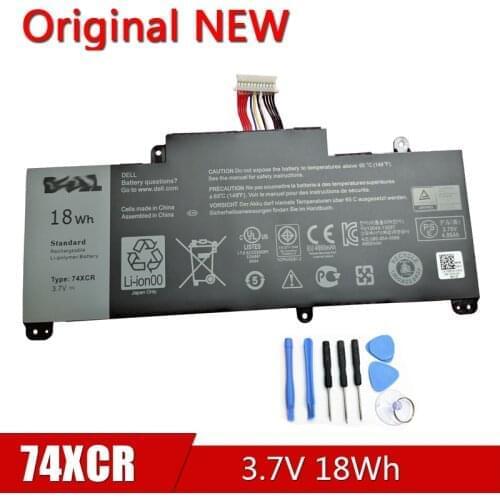 74XCR NEW Original 074XCR Laptop Battery For Dell enue 8 Pro 5830 T01D VXGP6 X1M2Y Tablet 3.7V 18Wh
