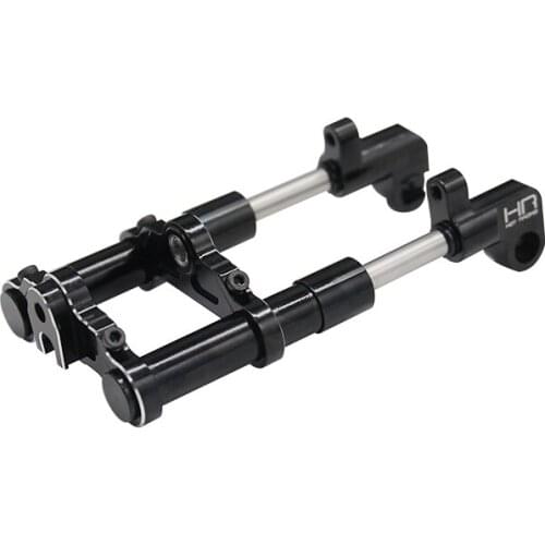 Aluminum high viscosity lubricated friction damper front shock fork for Tamiya Danceing Rider