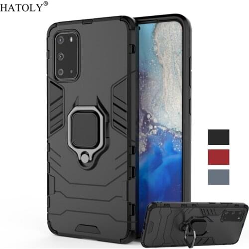 For Samsung Galaxy S20 Plus Case TPU Magnetic Ring Holder Phone Bumper Hard Armor Back Cover Case For Samsung Galaxy S20 Plus