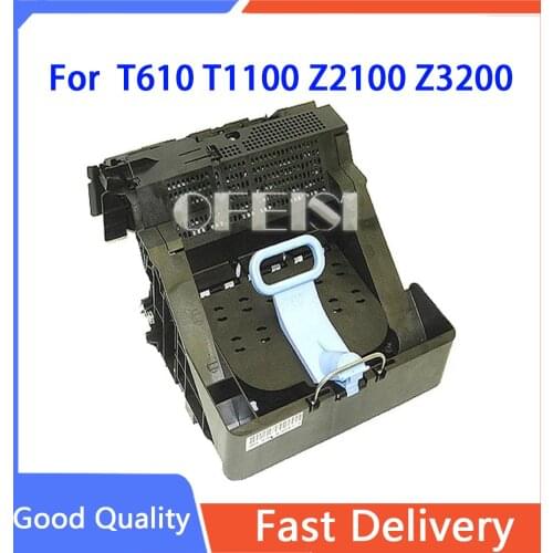 Carriage assembly Q6683-60191 Q6683-67032 Q6687-67012 For HP Designjet T610 T1100 Z2100 Z3200 without cutter plotter parts
