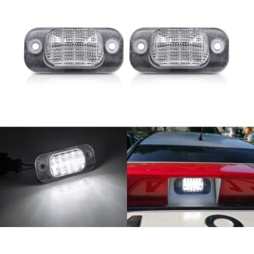 For VW Golf 3 SDI TDI GTI VR6 R32 V6 Cabriolet Polo 3 Classic Variant For Seat Ibiza Cordoba Vario SMD Led License Plate Lights